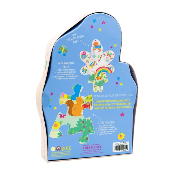 Floss & Rock 20 Piece Rainbow Fairy Jigsaw Puzzle