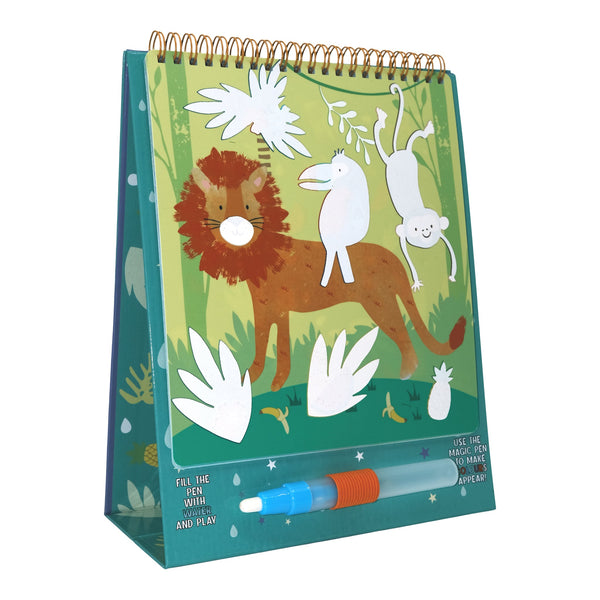 Floss & Rock Magic Water Colouring Easel & Pen - Jungle