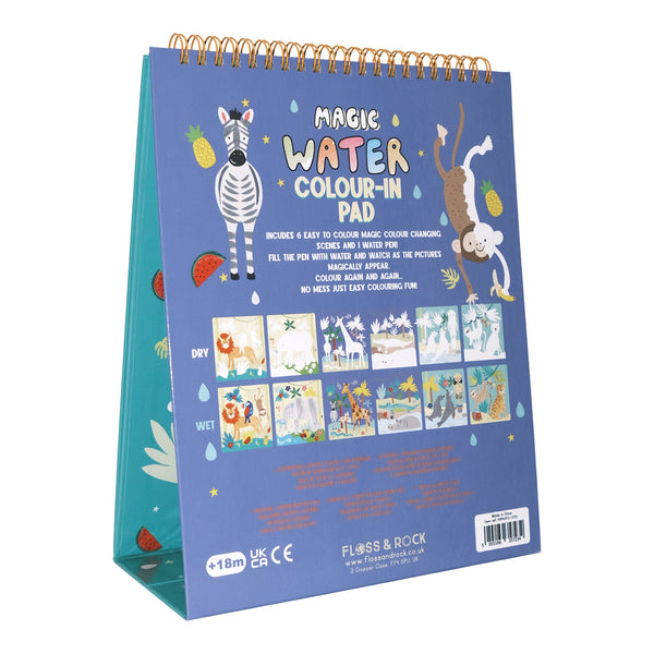 Floss & Rock Magic Water Colouring Easel & Pen - Jungle