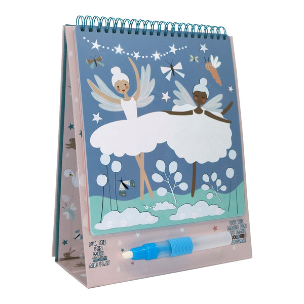 Floss & Rock Magic Water Colouring Easel & Pen - Enchanted