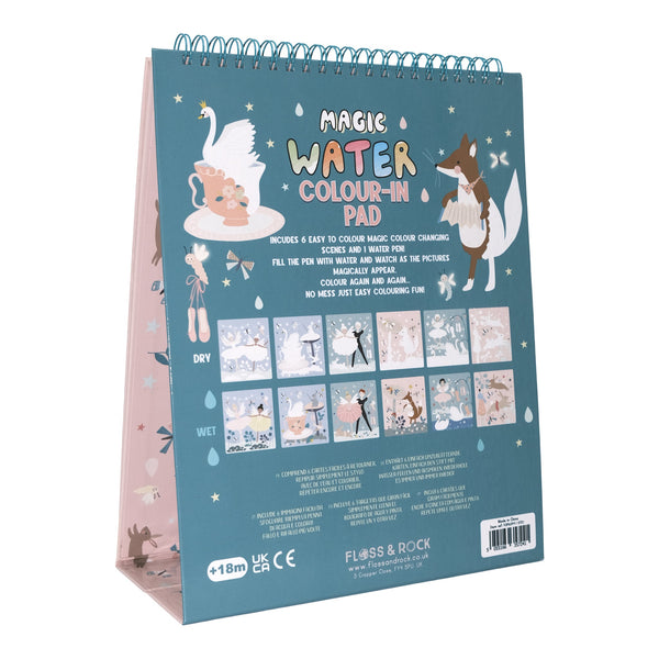 Floss & Rock Magic Water Colouring Easel & Pen - Enchanted