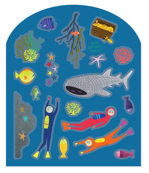 Floss & Rock Stick & Play Book - Deep Sea