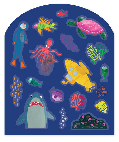 Floss & Rock Stick & Play Book - Deep Sea