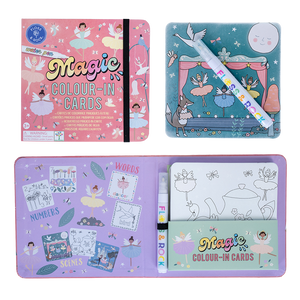 Floss & Rock Magic Water Colouring Cards - Enchanted