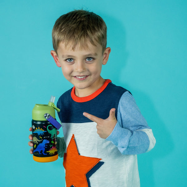 Floss & Rock Drinks Bottle - Dinosaur