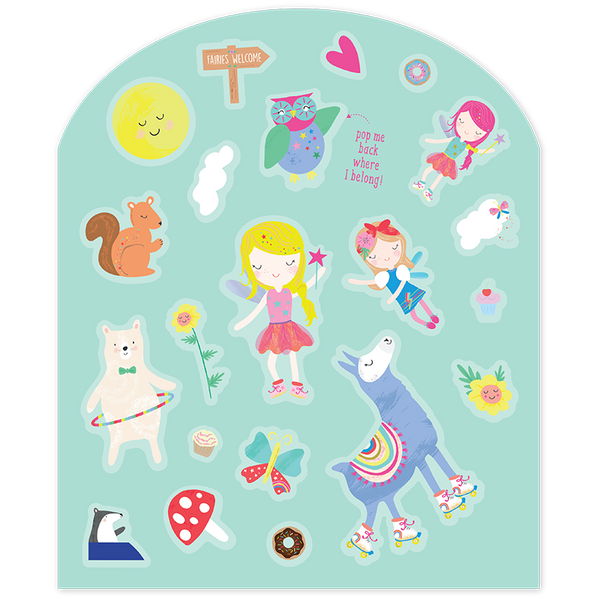 Floss & Rock Stick & Play Book - Rainbow Fairy