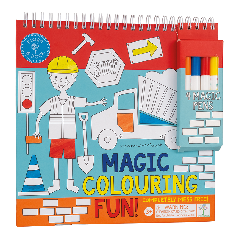 Floss & Rock Magic Colouring Fun - Construction