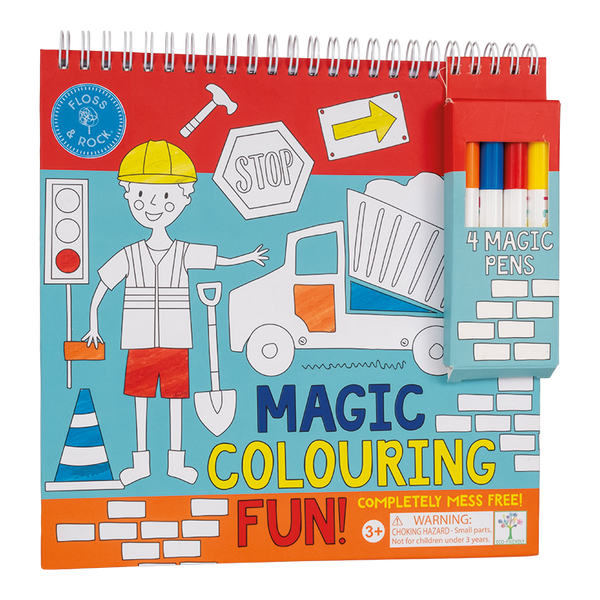 Floss & Rock Magic Colouring Fun - Construction