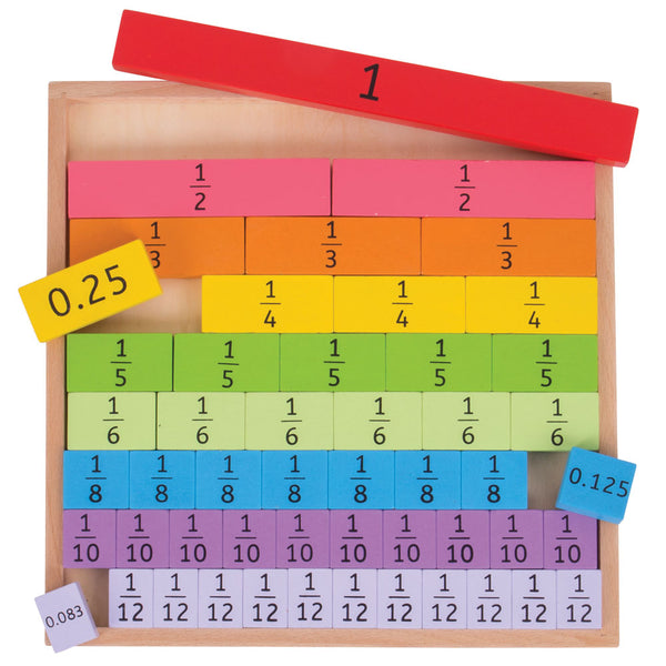 Bigjigs Toys Fractions Tray