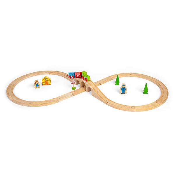 Bigjigs Toys Figure of Eight Train Set