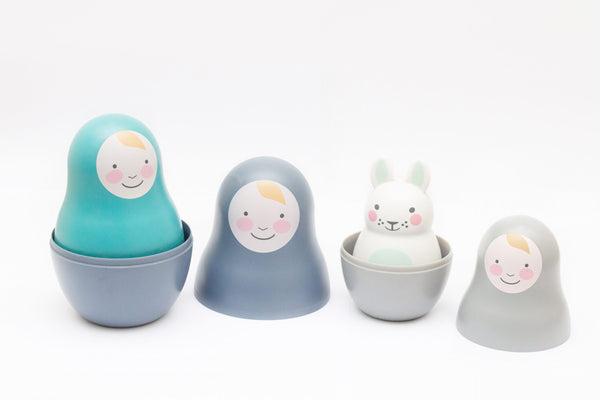 Rosa & Bo Nesting Babies - Blue