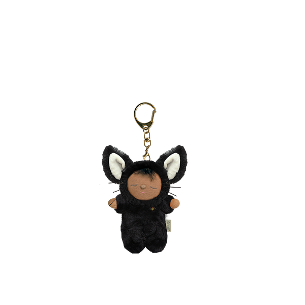 Olli Ella - Cozy Bag Charm - Cat Nox
