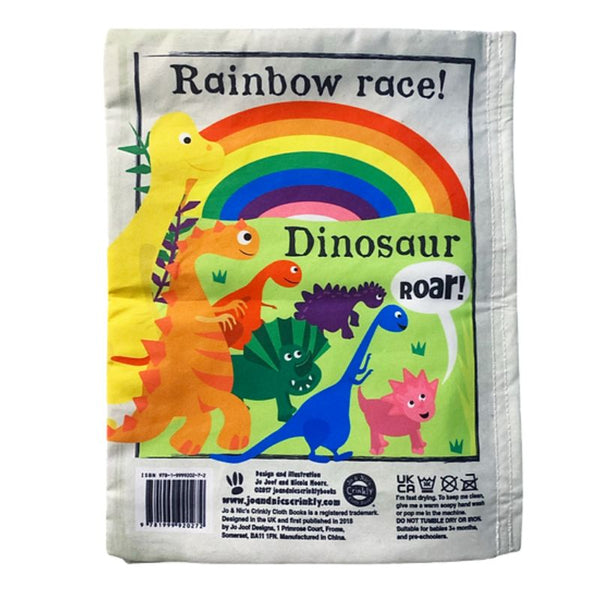 Nursery Times Crinkly Newspaper - Rainbow Dinosaurs