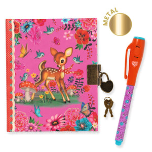 Djeco Little Secret Notebook with Magic UV Marker