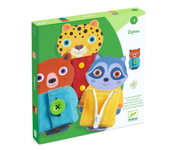 Djeco Ziptou Fabric Closure Game