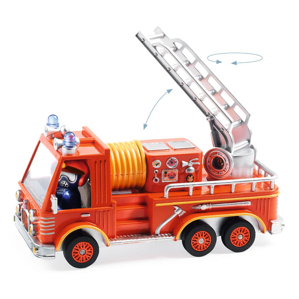 Djeco Crazy Motors - Captain Fire Truck