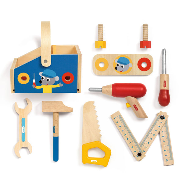 Djeco Minibrico Wooden Toolkit