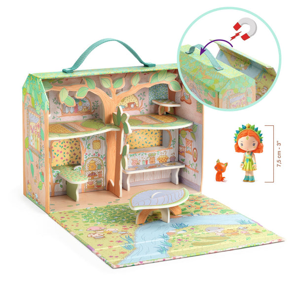 Djeco Tinyly - Sylvia & Fox's Woodland House