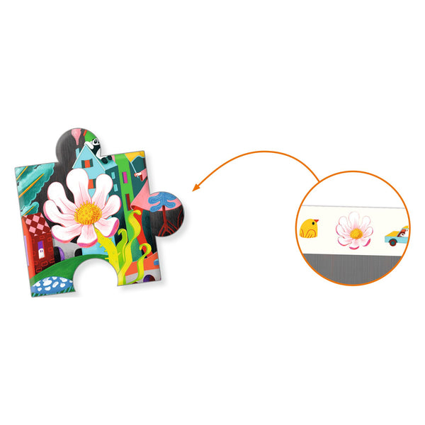 Djeco 200 Piece Observation Jigsaw Puzzle - Crazy Town