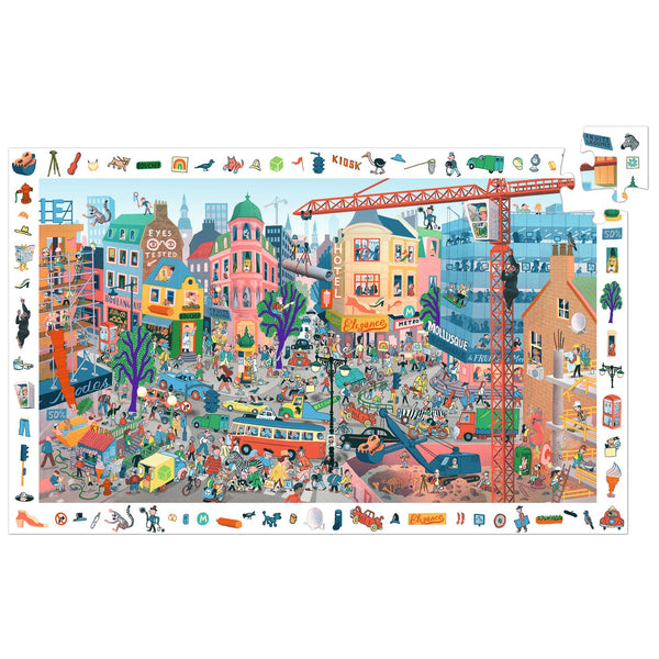 Djeco 200 Piece Observation Jigsaw Puzzle - The City