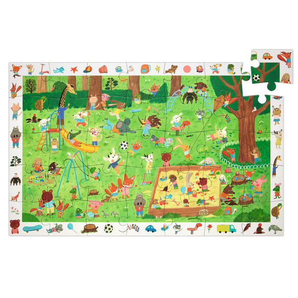 Djeco 35 Piece Observation Jigsaw Puzzle - Little Friends