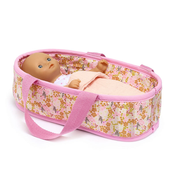 Djeco Pomea Baby Doll in Bassinet - Mini Barbara