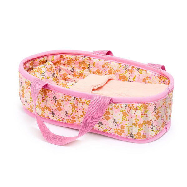 Djeco Pomea Baby Doll in Bassinet - Mini Barbara