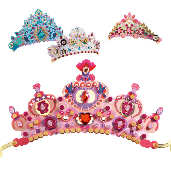 Djeco Like A Princess - Tiaras DIY Kit