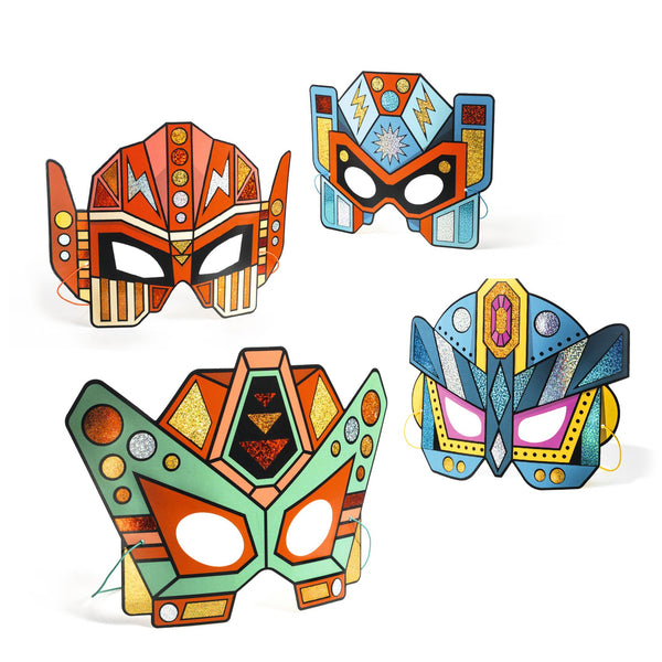 Djeco Super Robots DIY Masks Kit