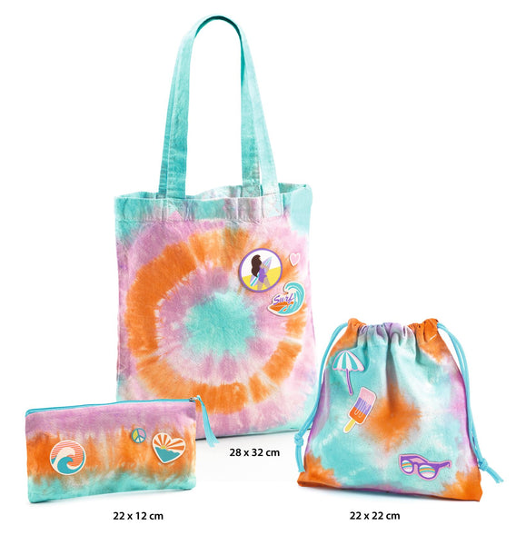 Djeco Sunshine Camp -Tie-Dye Bag & Accessories Kit