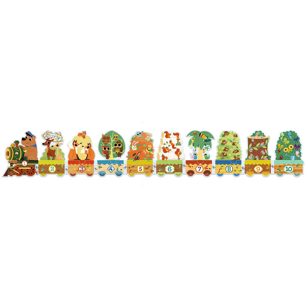 Djeco 20 Piece "I Count" Forest Animals Jigsaw Puzzle