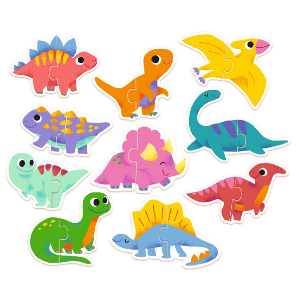 Djeco Duo Jigsaw Puzzle - Dinos