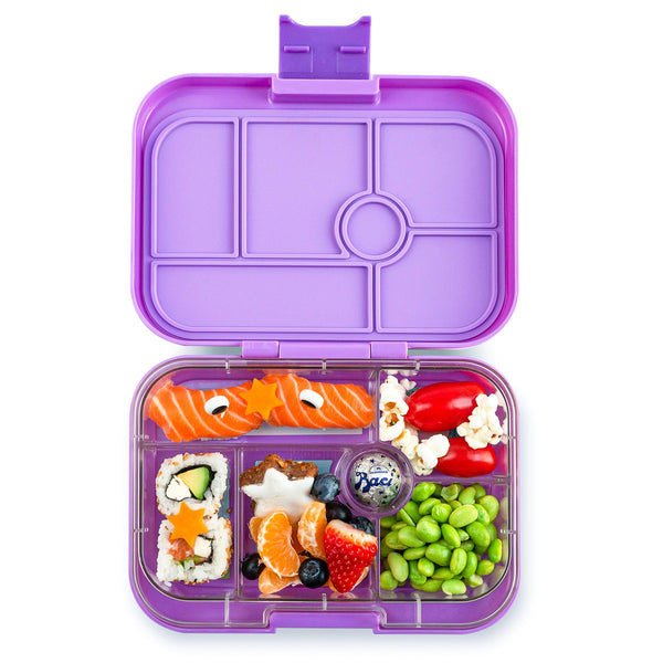 Yumbox 6 Compartment Original Lunchbox - Lavande Purple / Unicorn Tray