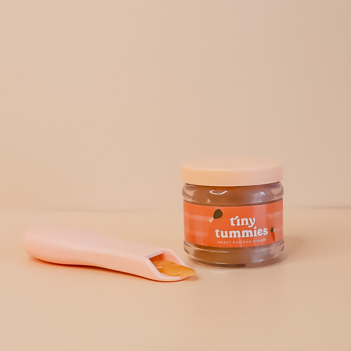 Tiny Harlow - Tiny Tummies Roast Chicken Food Jar and Spoon Set