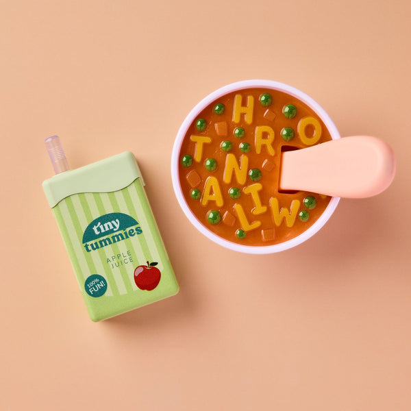Tiny Harlow - Tiny Tummies Alphabet Soup & Apple Juice Box Set