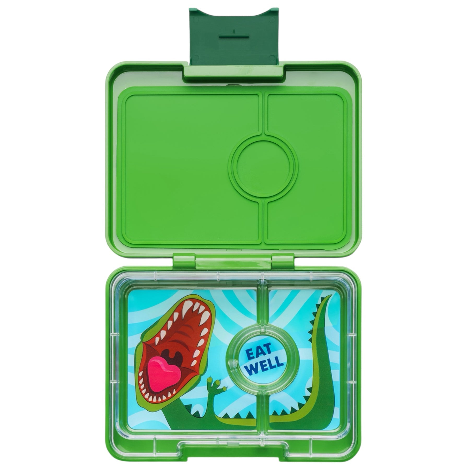 Yumbox Snack Size Lunch Box - Jurassic Green / Dinosaur Tray