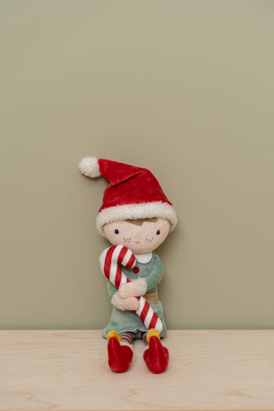 PRE-ORDER Christmas Jim Cuddle Doll 35cm - Little Dutch