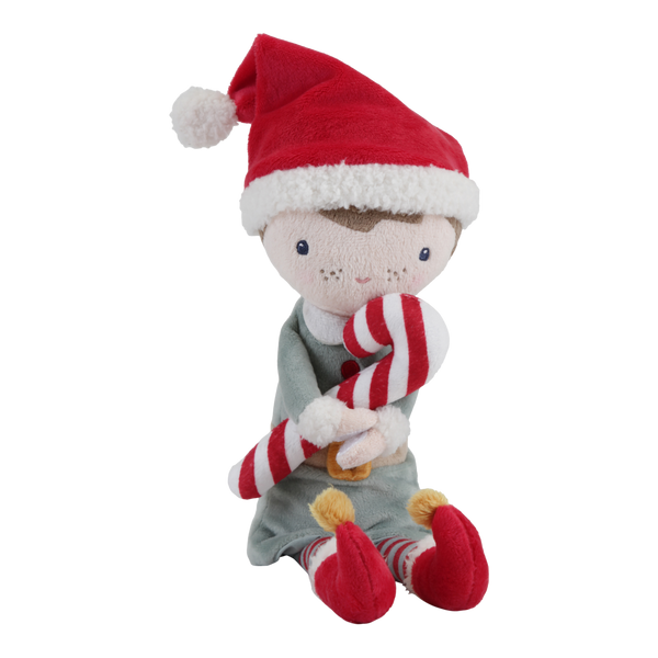 PRE-ORDER Christmas Jim Cuddle Doll 35cm - Little Dutch
