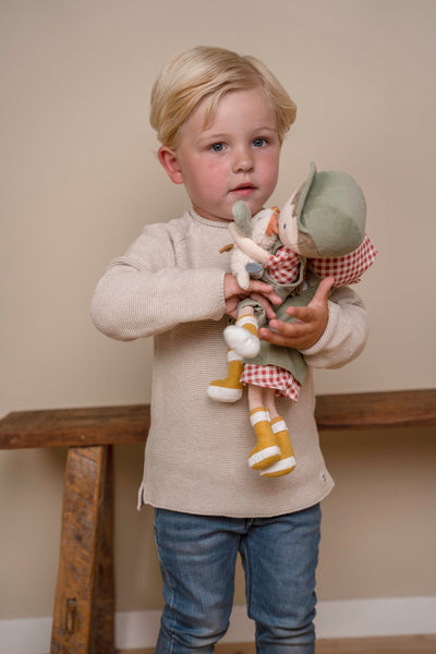 Little Dutch Cuddle Doll - Farmer Jim with Chicken