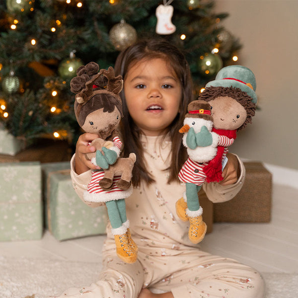 PRE-ORDER Evi Christmas Reindeer Doll - Little Dutch