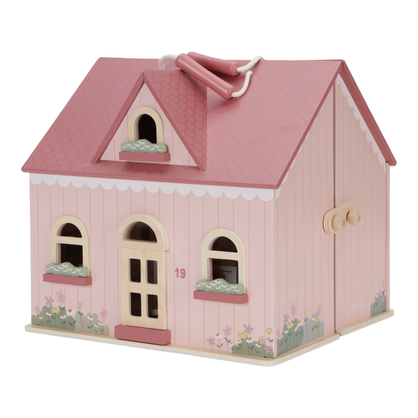 Little Dutch Portable Wooden Dolls House (inc. furniture & peg dolls)