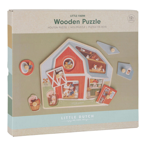 Little Dutch Wooden Puzzle - Little Farm