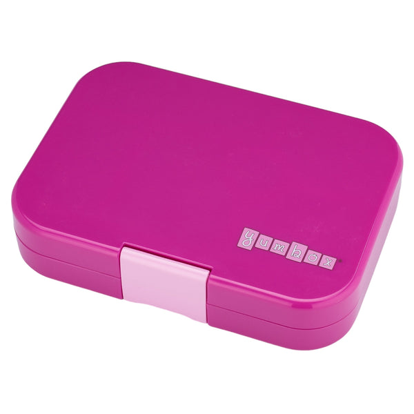 Yumbox 4 Compartment Panino Lunchbox - Malibu Purple/Unicorn Tray