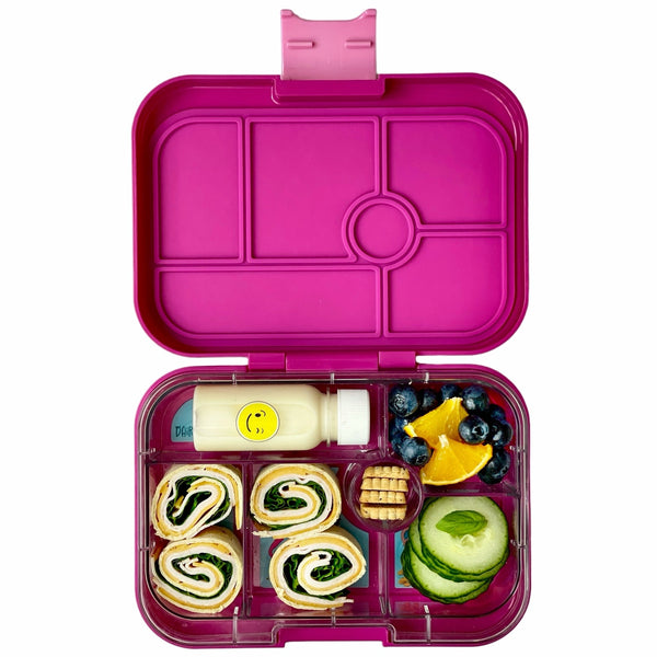 Yumbox 6 Compartment Original Lunchbox - Malibu Purple / Mermaid Tray