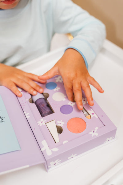 No Nasties - Non Toxic Natural Kids Makeup Set and Lipgloss - Nancy Purple