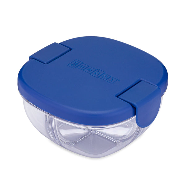 Yumbox 3 Compartment Leakproof Snack Bowl - Navy Blue