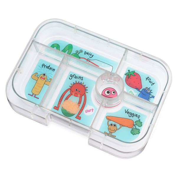 Yumbox 6 Compartment Original Lunchbox - Jurassic Green / Funny Monsters