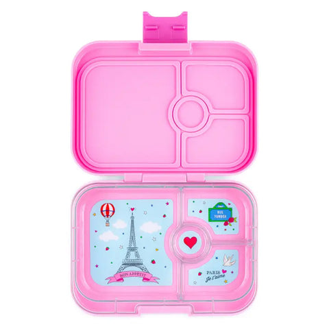 Yumbox 4 Compartment Panino Lunchbox - Fifi Pink (Paris Tray)