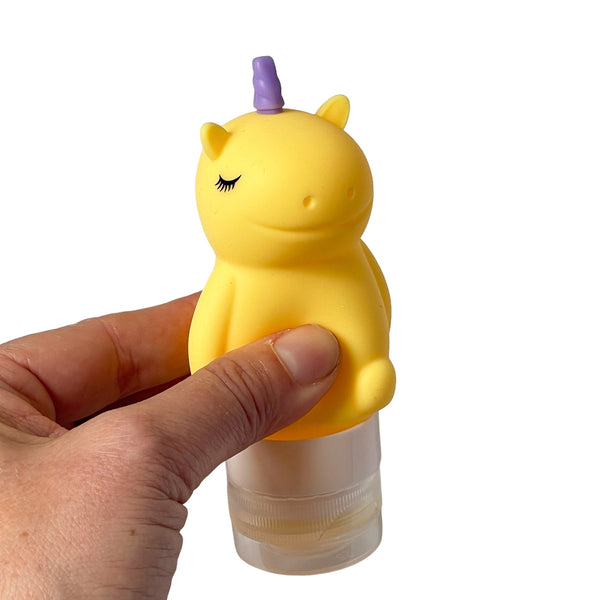 Yumbox Silicone Condiment Squeeze Bottles - Set of 3 Unicorns