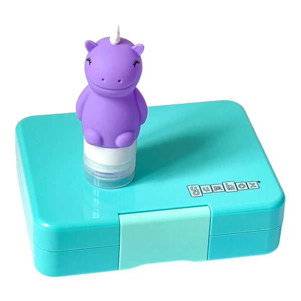 Yumbox Silicone Condiment Squeeze Bottles - Set of 3 Unicorns